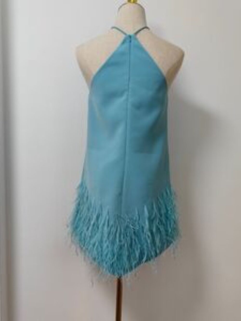 Alexis Bristal Feather-trim Dress - Picture 5 of 7